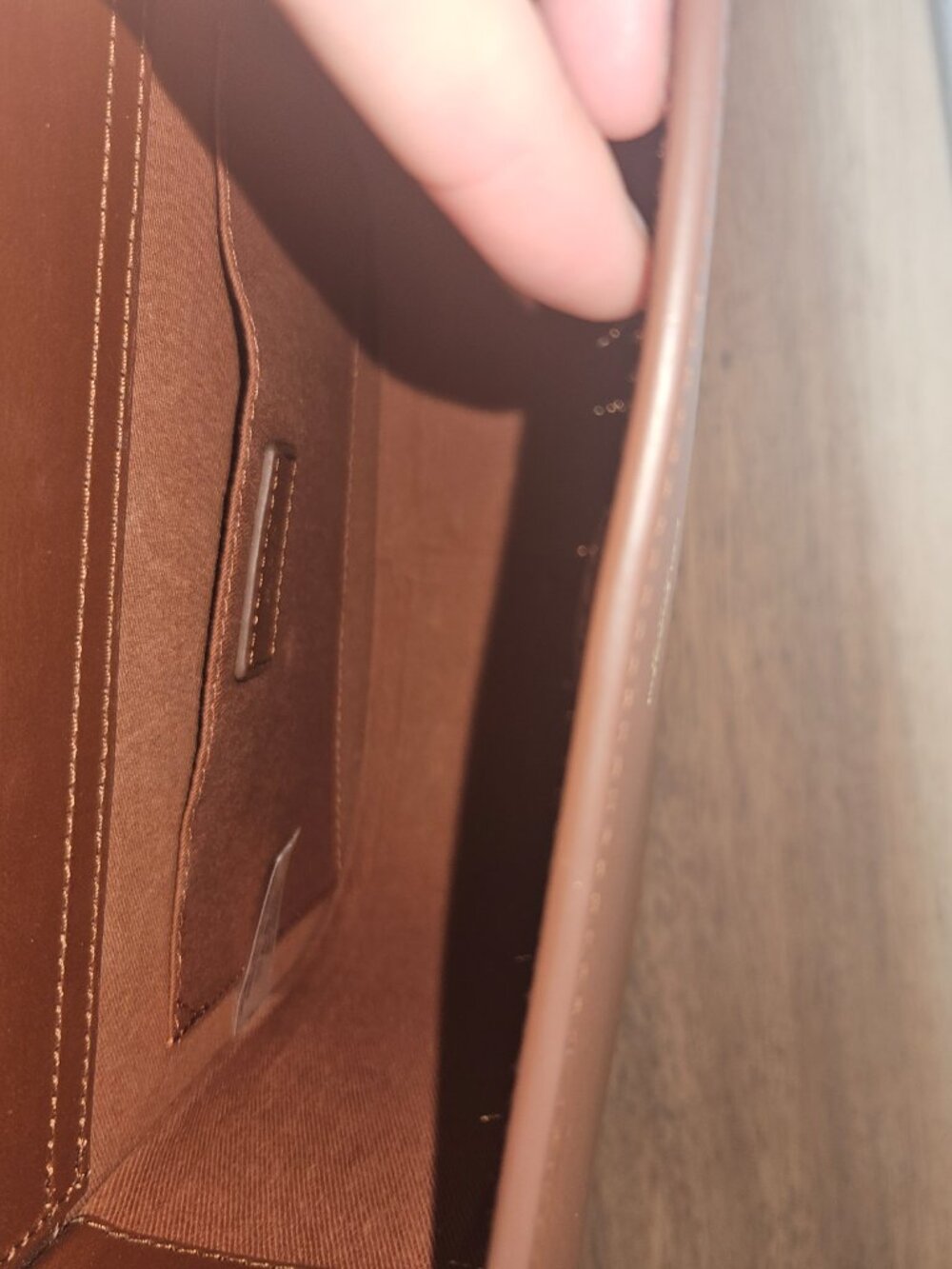 A.P.C. Geneve Leather Shoulder Crossbody Bag Brown - Picture 8 of 12